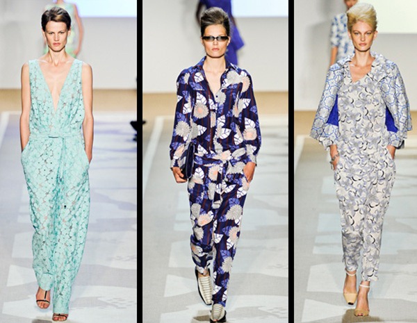 Jumpsuit of the Day: Diane von Furstenberg SS2012 at&nbsp;NYFW