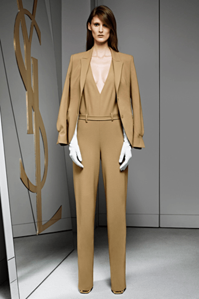 Jumpsuit of the Day: Yves Saint Laurent Pre-Fall 2012 | Journalist