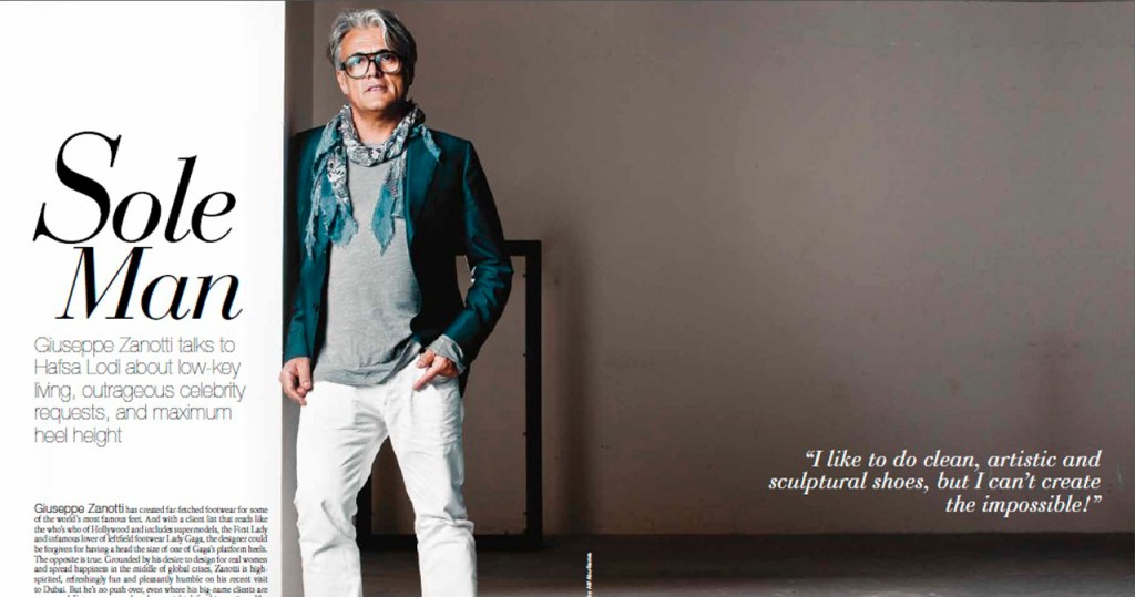 For Velvet Magazine: &ldquo;Sole Man&rdquo;&ndash;My Interview with Giuseppe&nbsp;Zanotti